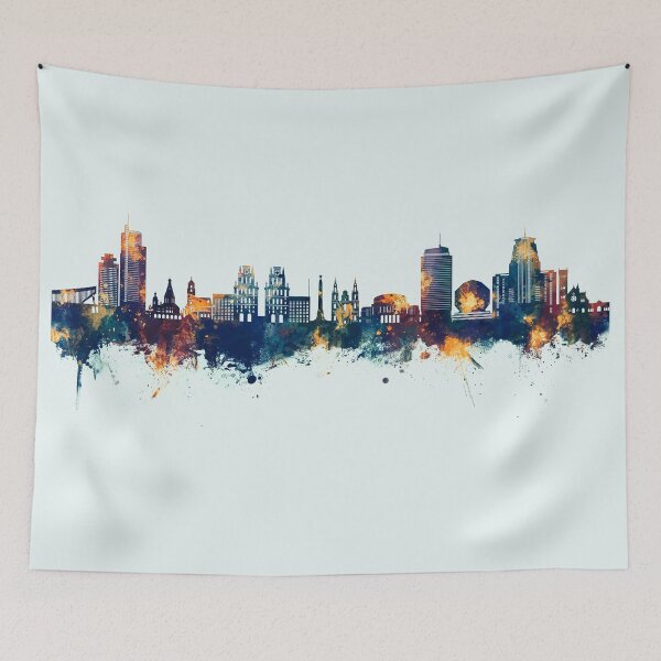 Item preview, Minsk Belarus Skyline designed and sold by ArtPrints.