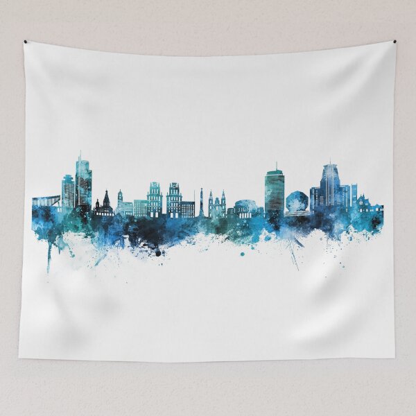 Item preview, Minsk Belarus Skyline designed and sold by ArtPrints.