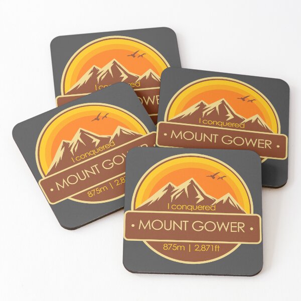 Item preview, I Conquered Mount Gower Hiker's Collectable designed and sold by LegsMiserable.