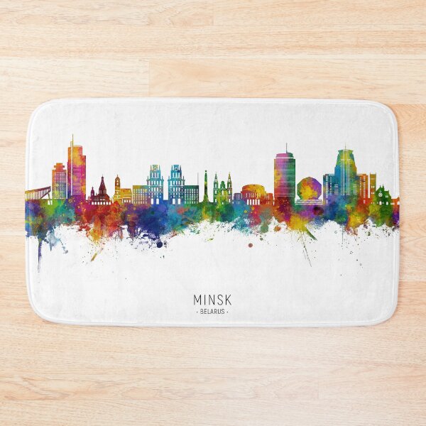 Item preview, Minsk Belarus Skyline designed and sold by ArtPrints.