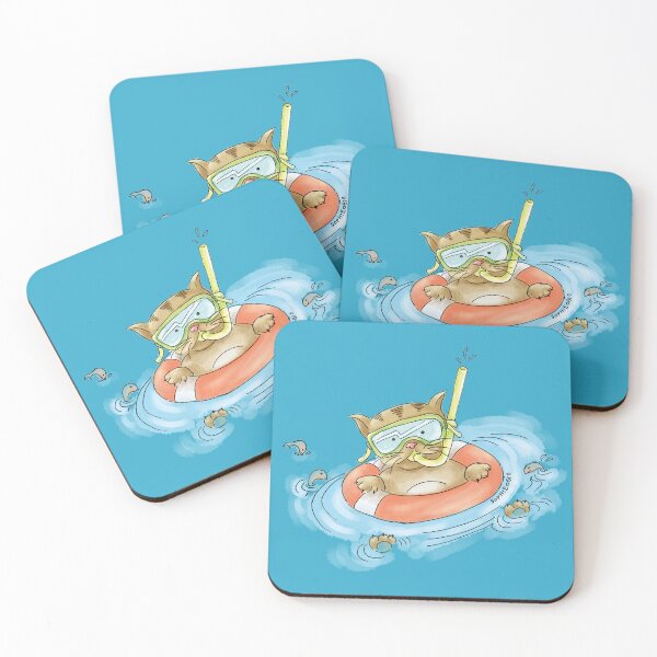 Item preview, Swimming Cat designed and sold by SophieAndrikou.