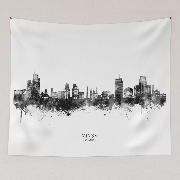 Item preview, Minsk Belarus Skyline designed and sold by ArtPrints.
