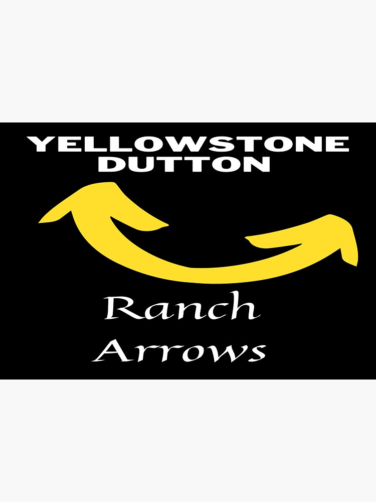 "Yellowstone Dutton Ranch Arrows" Sticker for Sale by mpicarts Redbubble