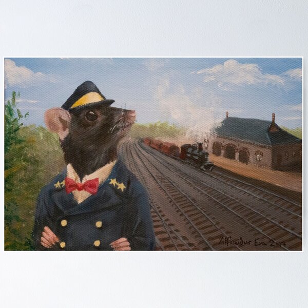 Item preview, The Station Rat designed and sold by evagudmunds.