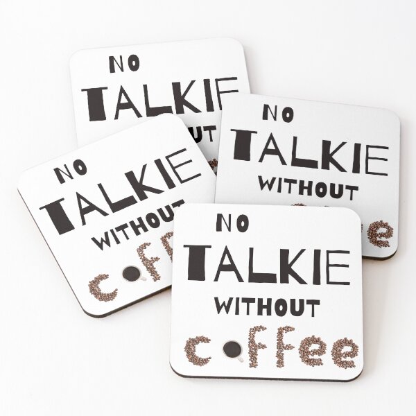 Artikelvorschau, NO TALKIE WITHOUT COFFEE entworfen und verkauft von KatisDesign.