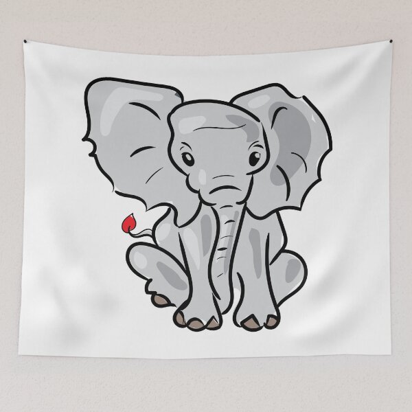 Item preview, Cute Baby Elephant designed and sold by yessir1981.