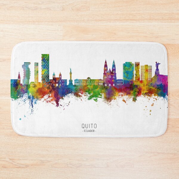 Item preview, Quito Ecuador Skyline designed and sold by ArtPrints.