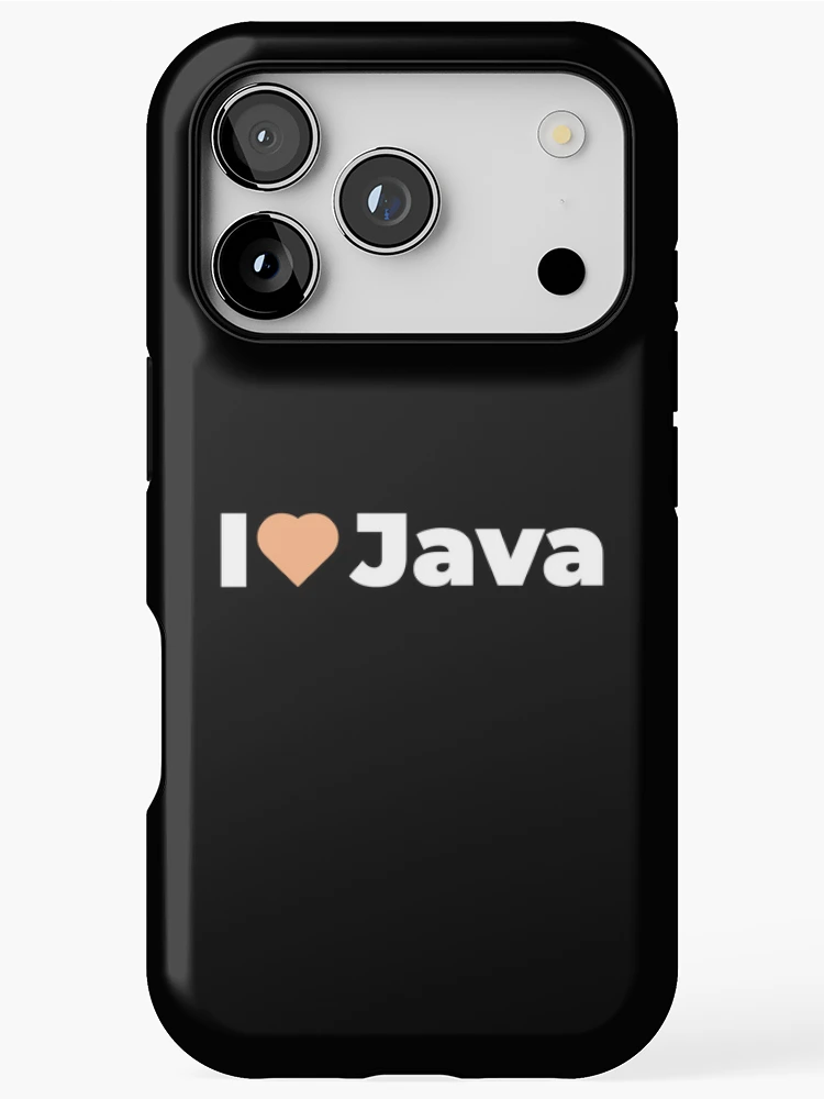 Thumbnail 1 of 4, iPhone Case, I Love / Heart Java - For Java Programmers / Coders / Developers designed and sold by ItsRainingPxls.