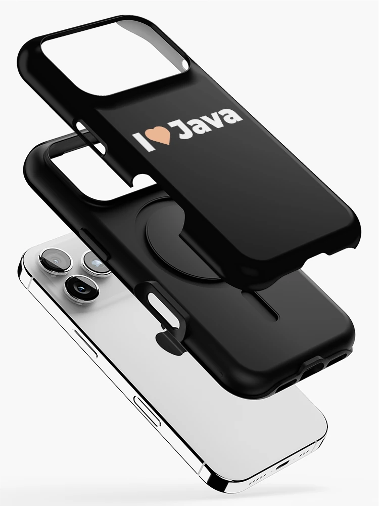 Thumbnail 2 of 4, iPhone Case, I Love / Heart Java - For Java Programmers / Coders / Developers designed and sold by ItsRainingPxls.