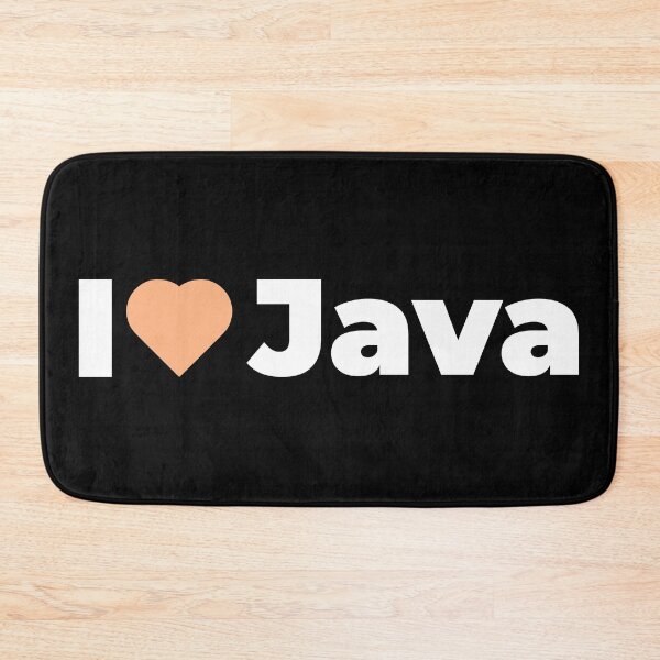 Item preview, I Love / Heart Java - For Java Programmers / Coders / Developers designed and sold by ItsRainingPxls.