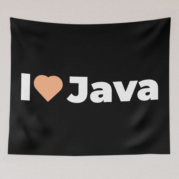Item preview, I Love / Heart Java - For Java Programmers / Coders / Developers designed and sold by ItsRainingPxls.