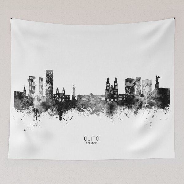 Item preview, Quito Ecuador Skyline designed and sold by ArtPrints.