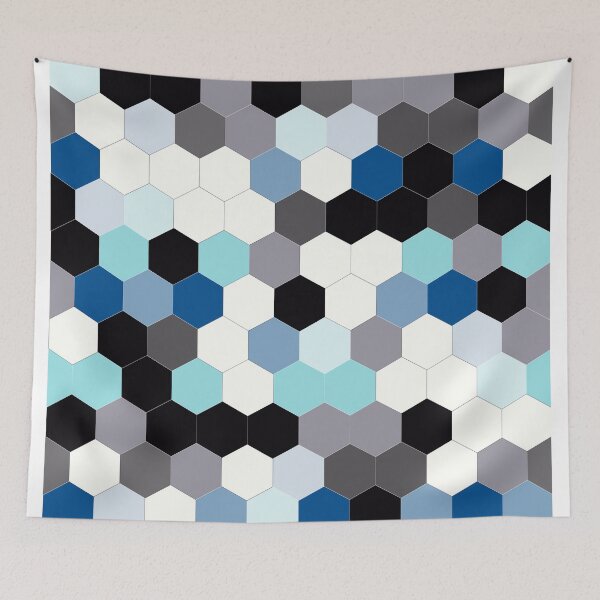 Item preview, Hex - Lapis Blue/Island Paradise Blue designed and sold by PlanetNine.