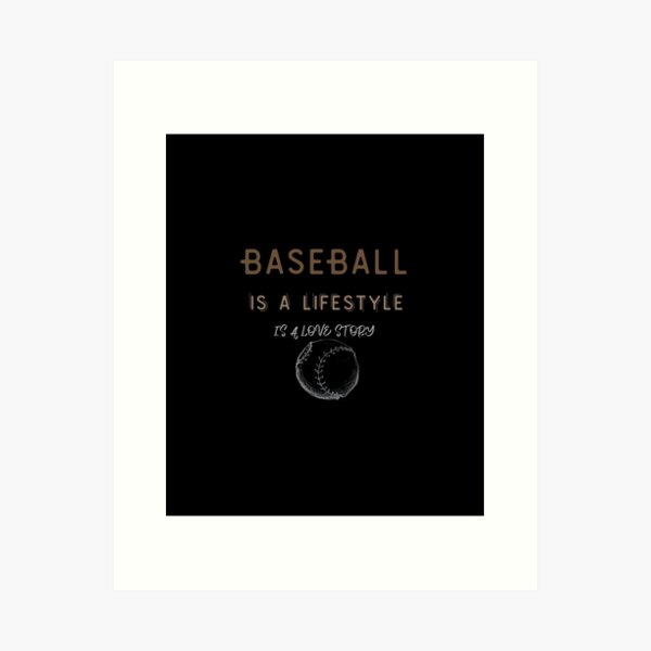 Item preview, BaseBall IS A lifestyle is a love story| baseballlove | baseball is life designed and sold by ZqkDesign.
