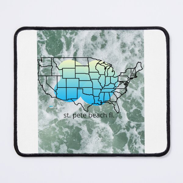 Item preview, ST. PETE BEACH FL.OCEAN WAVES. designed and sold by marie1919.