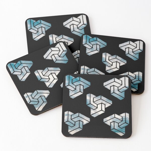 Item preview, Cloudy Fourfold Cuboid +1 designed and sold by createVisions.