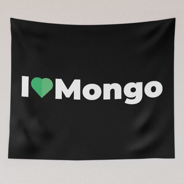 Item preview, I Love / Heart Mongo / MongoDB - For MongoDB Programmers / Coders / Developers designed and sold by ItsRainingPxls.