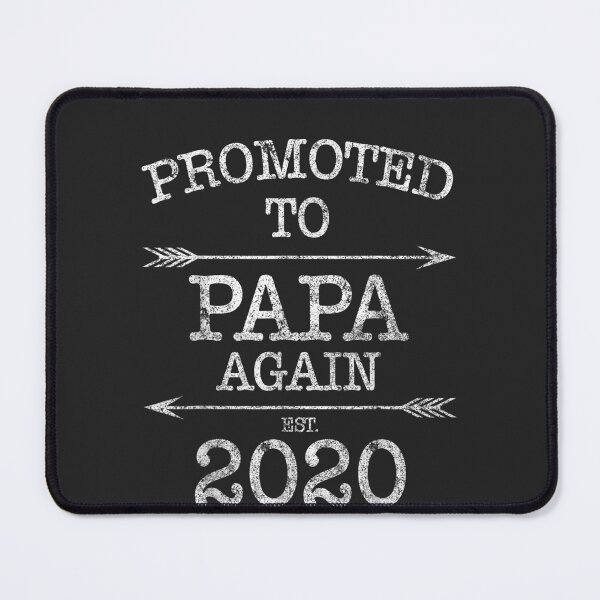 Item preview, Vintage Arrow Funny Promoted To Papa Again Est 2020 New Dad designed and sold by SanderBech.