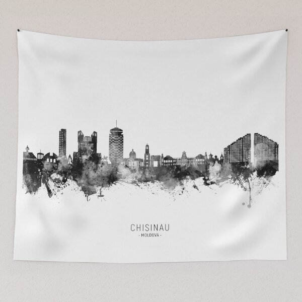 Item preview, Chisinau Moldova Skyline designed and sold by ArtPrints.