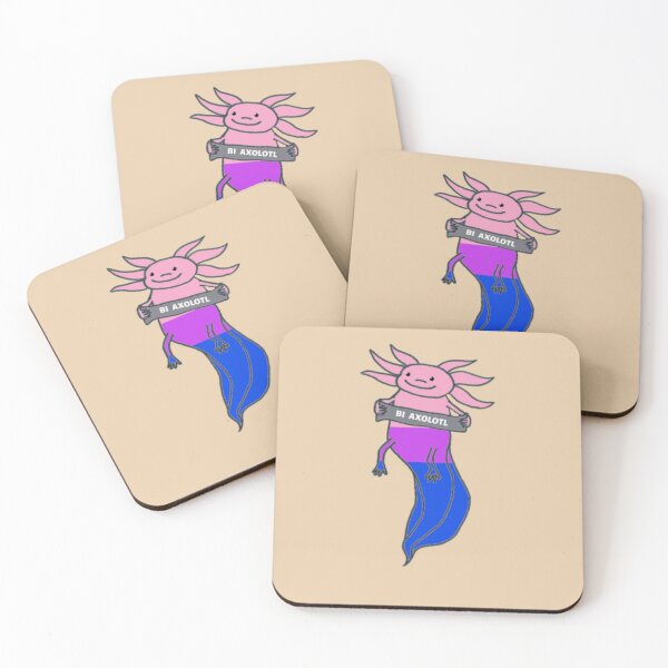 Item preview, Bi Flag Axolotl designed and sold by DrGin-and-Juice.