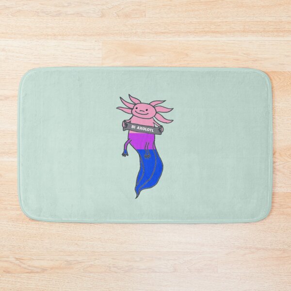 Item preview, Bi Flag Axolotl designed and sold by DrGin-and-Juice.