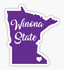 Winona State University Sticker