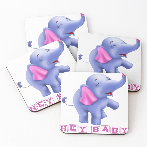 Item preview, Hey Baby, Adorable Baby Elephant designed and sold by lucidfrog.