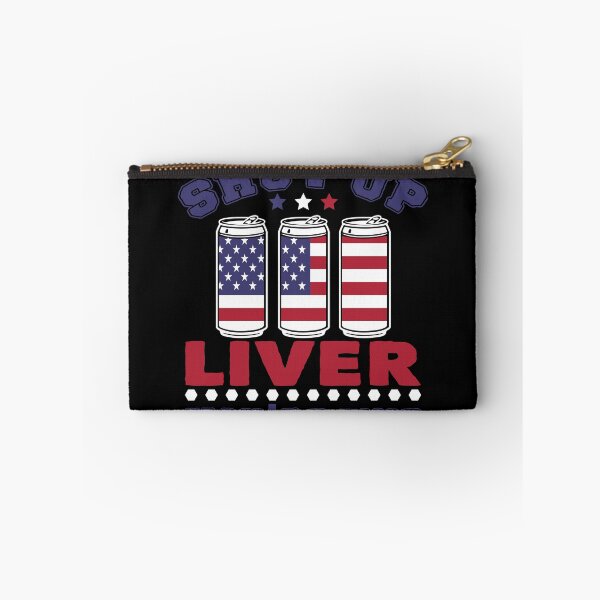 Item preview, Shut Up Liver You're Fine American Flag Drinking 4th Of July Gear designed and sold by DynamicDesign.