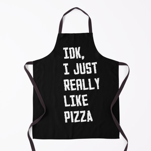 Item preview, Vintage I just really like Pizza white bold typography designed and sold by garniturex.