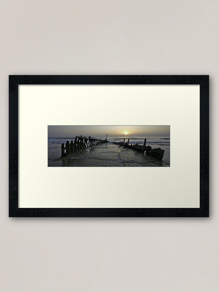 Alternate view of SS Dicky at dawn Framed Art Print
