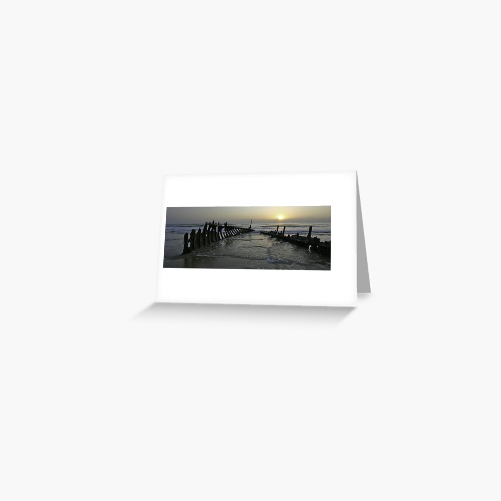 SS Dicky at dawn Greeting Card