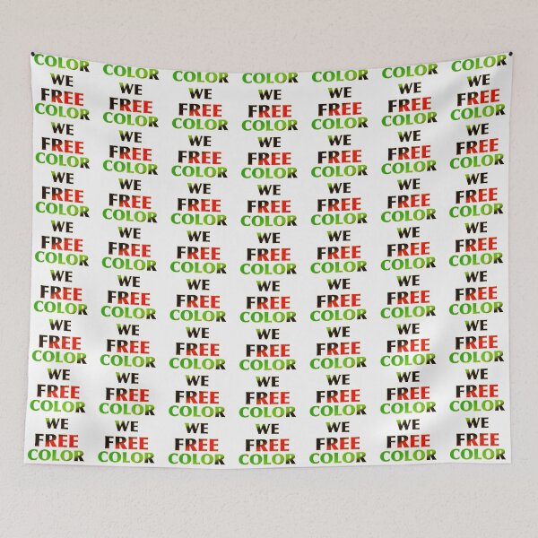 Item preview, Color We Free designed and sold by HillTopView.