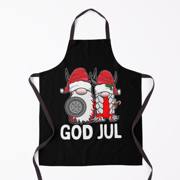 Item preview, God Jul Merry Christmas Nordic Viking Gnomes designed and sold by funnytshirtemp.