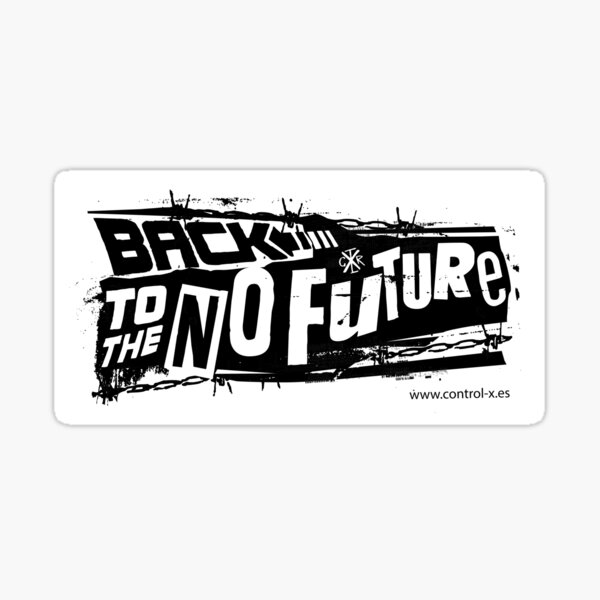 Back to the No Future Sticker