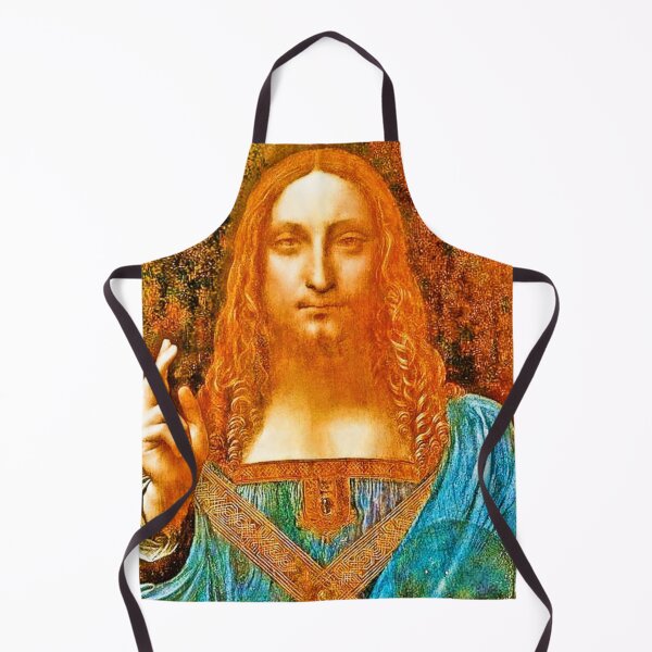 Item preview, Salvator Mundi by Italian artist Leonardo da Vinci ( This is the most expensive painting ever sold. It sold for the most money and has been digitally enhanced here by WatermarkNZ Press) designed and sold by CristalleLisa.