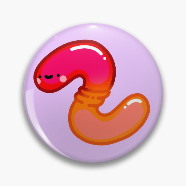 Item preview, Raspberry orange gummy worm  designed and sold by idatheone.