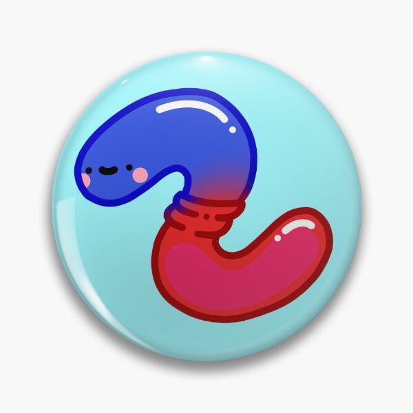 Item preview, Blueberry raspberry gummy worm  designed and sold by idatheone.