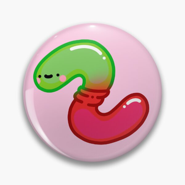 Item preview, Strawberry raspberry gummy worm  designed and sold by idatheone.