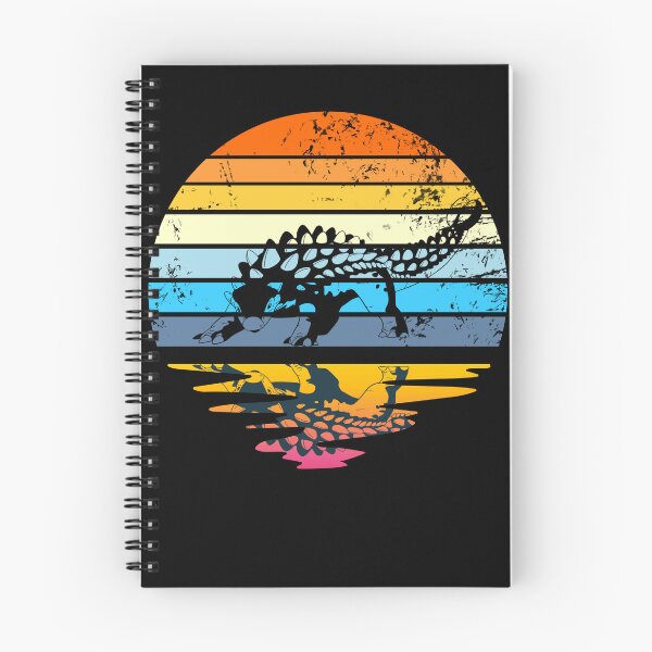 Item preview, Ankylosaurus Retro Sunset Dinosaur Ankylosaurus Gear designed and sold by DynamicDesign.