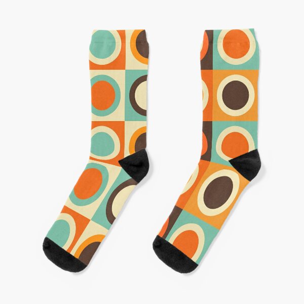 Baby Moo Fruits and Kitty Blue and Orange 2 Pack Socks