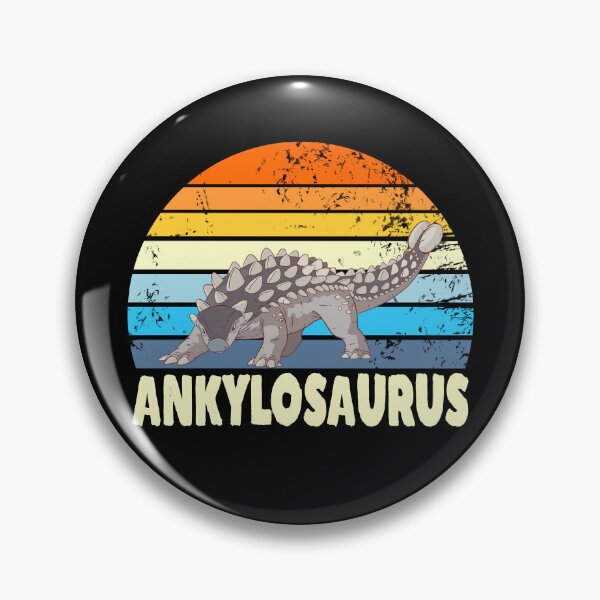 Artikelvorschau, Ankylosaurus Retro Sunset Dinosaur Ankylosaurus Gear entworfen und verkauft von DynamicDesign.