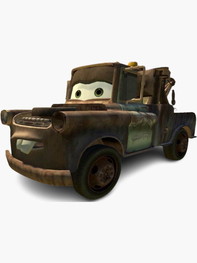 "Tow Mater " Sticker for Sale by RomanBellicEnt | Redbubble