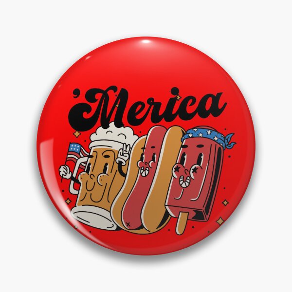 Artikelvorschau, Merica July 4th Mug Hotdog Popsicle Funny 4th of July Gear entworfen und verkauft von DynamicDesign.