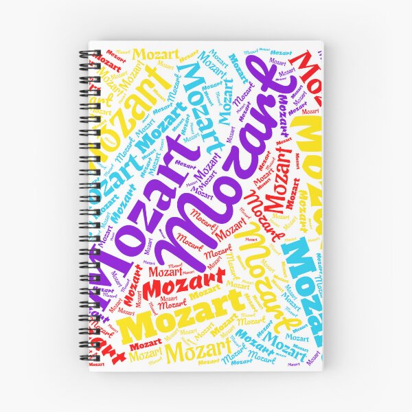 Item preview, Mozart Word Cloud designed and sold by Musicianst0re.
