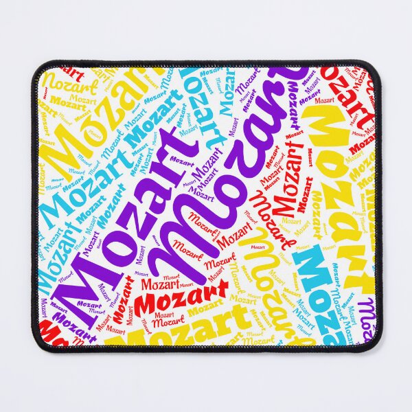 Item preview, Mozart Word Cloud designed and sold by Musicianst0re.