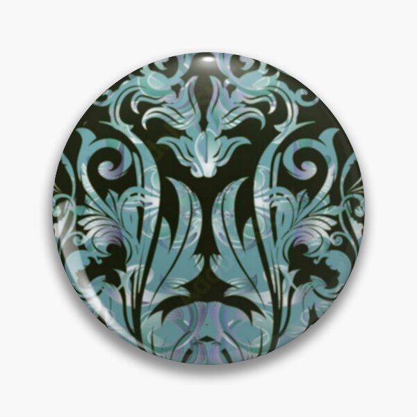 Item preview, Blue asian ornament pattern designed and sold by SKMAXX.