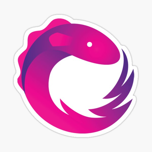 RxJS Logo Sticker