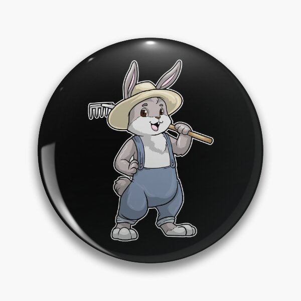 Item preview, Rabbit as Farmer with Rake  designed and sold by AnthonyRe24476.