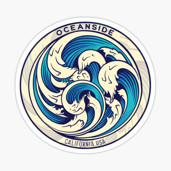 Item preview, Oceanside Waves designed and sold by LanikaiBeach.