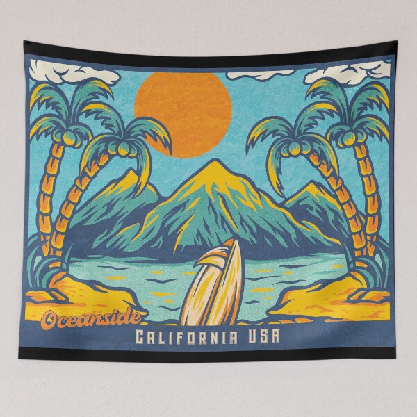 Item preview, Oceanside Palm Mountains designed and sold by LanikaiBeach.